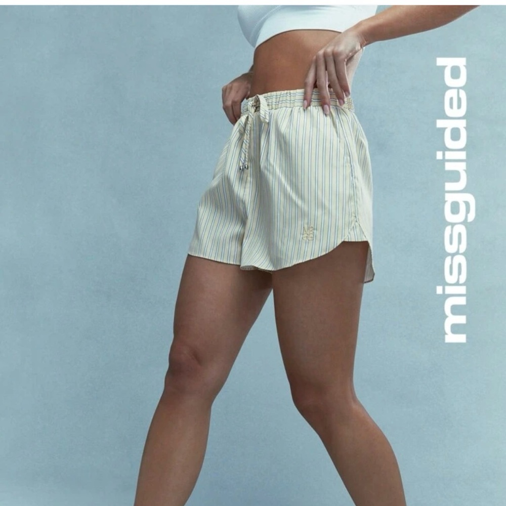 Misguided striped shorts